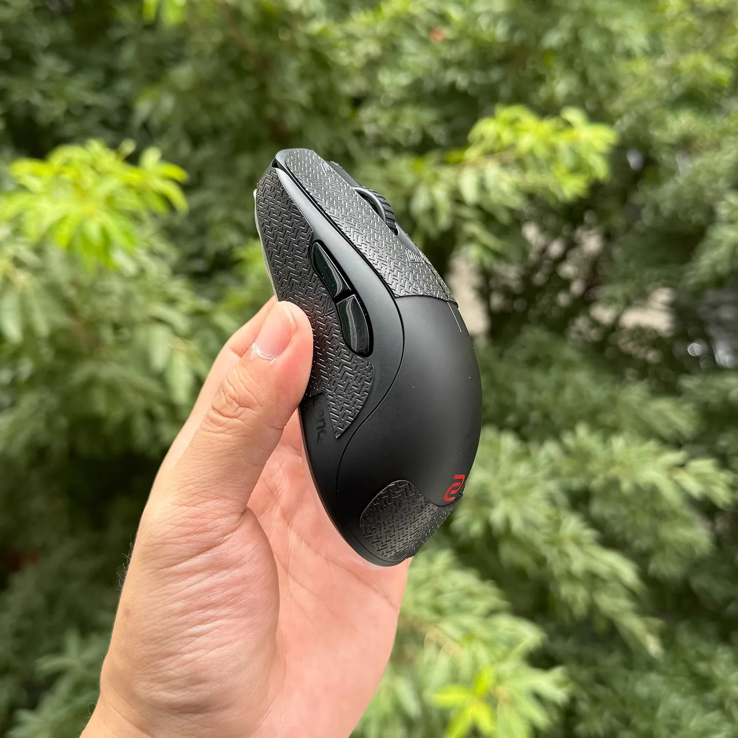 1 Juego de pegatinas antideslizantes para ratón ultrafino para Zowie ZA13-DW, cinta antisudor antideslizante inalámbrica, textura de lagarto y copo de nieve ultrafino - imagen 3