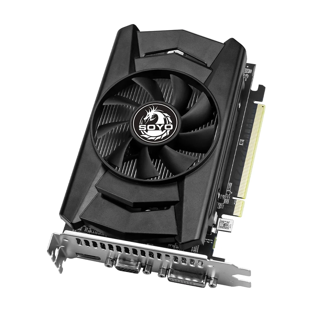 Tarjetas gráficas SOYO R7 350 4G DDR5 128bit compatibilidad HDMI + DP + DVI para componentes de computadora de juegos de escritorio tarjeta de vídeo GPU - imagen 4