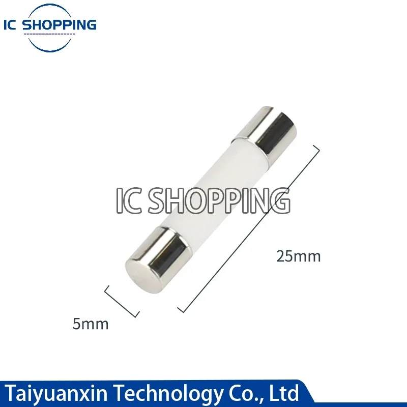 20 piezas de tubo de soplado rápido, 5x20mm, 5x20mm, 250V, 0,1, 0,2, 0,3, 1, 2, 3, 4, 5, 6, 8, 10, 15, 20, 25, 30A - imagen 2