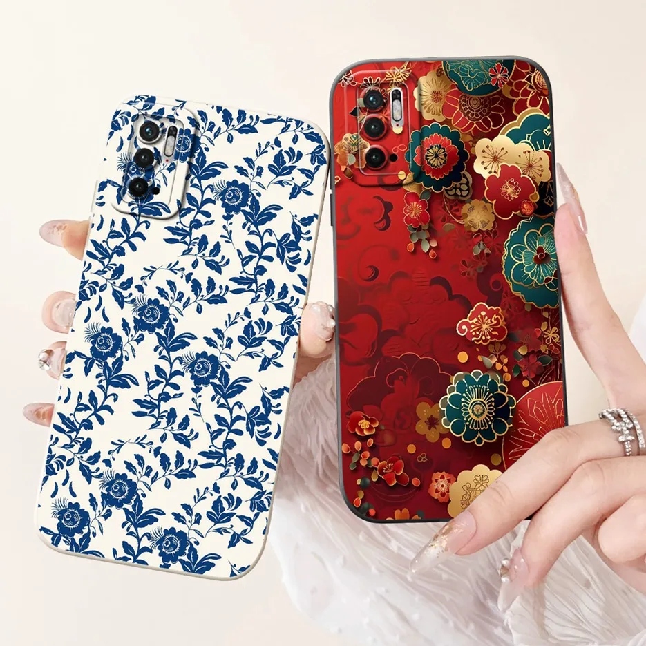 Pour Xiaomi Redmi Note 10 5G étui nouveau luxe bonbons peint couverture souple TPU coque de téléphone pour Xiaomi Redmi Note 10T Note10 T 5G Fundas - imagen 5