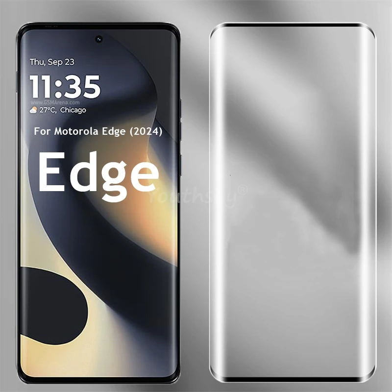 Para Motorola Edge 2024 vidrio 3D curvado HD pantalla Protector de cámara película Moto Edge 2024 vidrio templado Motorola Edge 2024 vidrio