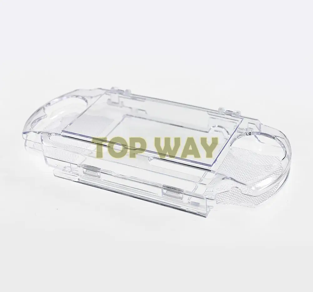 Funda protectora dura de cristal para PSP 2000 PSP3000, carcasa de color transparente, accesorios de reparación, 2 uds. - imagen 2