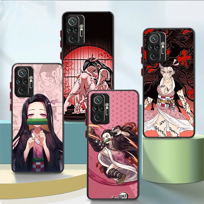 Funda blanda para Xiaomi Mi A2 A3 10S 10T 11T 12 A2 9T 11i 11 12 10 Lite Pro AL-26 Ghost Slayer Nezuko - imagen 2