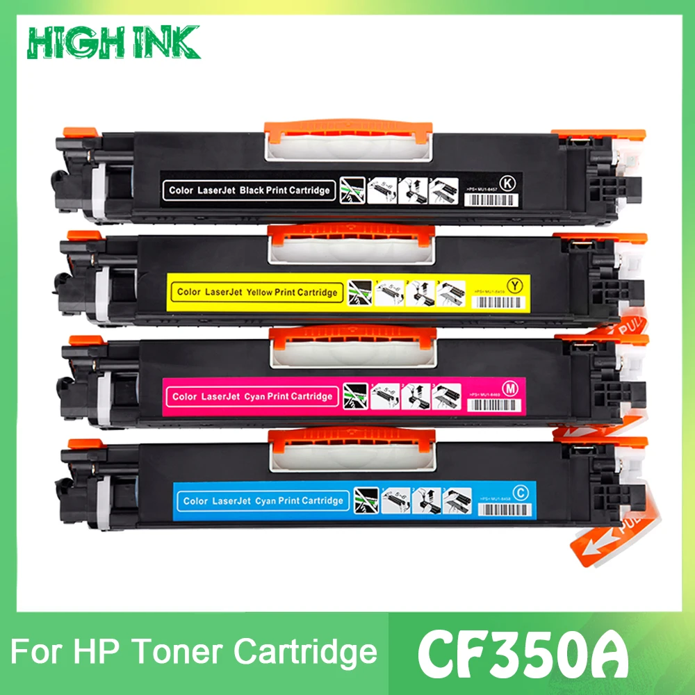 Cartucho de tóner CF350A 350A CF351A CF352A CF353A 130A compatible para hp Color LaserJet Pro MFP M176n M176 M177fw M177