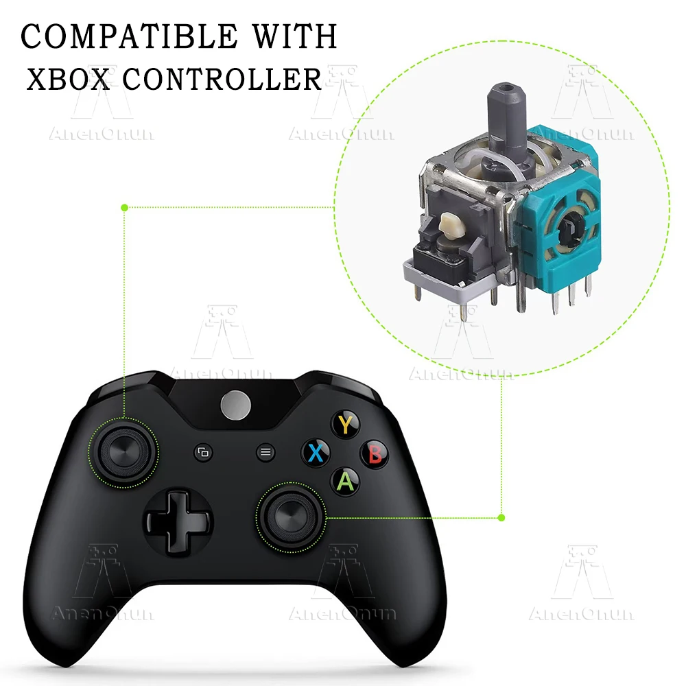 10 Uds. Joystick Original Thumb Stick Sensor analógico 3D pieza de reparación de repuesto accesorios para Xbox Series X/S, controlador Xbox One - imagen 2
