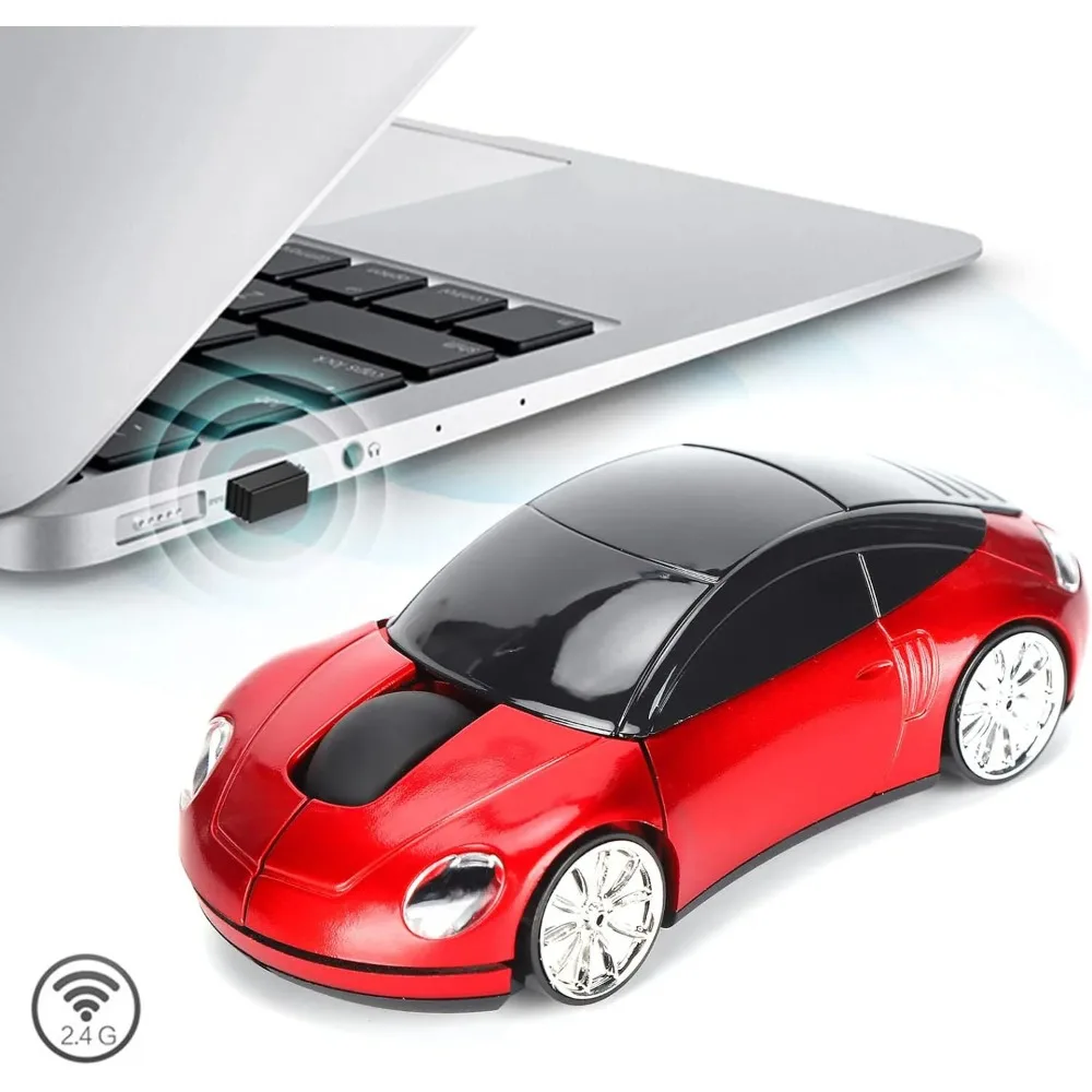 Ratón Inalámbrico Coche 2.4GHz Óptico PC Portátil - imagen 2