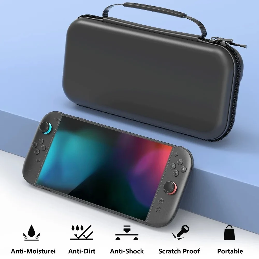 Funda protectora de viaje para consola Nintendo Switch 2, bolsa de almacenamiento de carcasa dura EVA, bolsa para accesorios Switch 2. - imagen 4