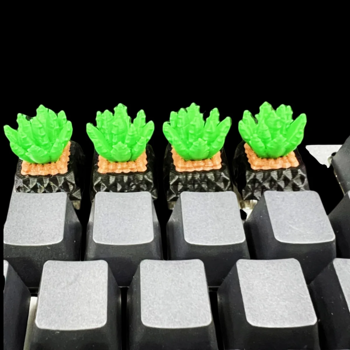 Tapa de tecla de Cactus de resina de personalidad Original, tapa de tecla suculenta tridimensional para teclado mecánico, Linda decoración de llave ESC - imagen 4