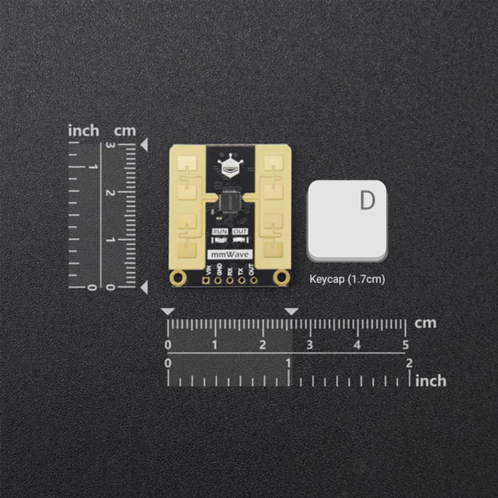 DFRobot mmWave C4001 24GHz Sensor de detección de velocidad de distancia de presencia humana 25 metros UART para seguimiento de monitoreo en tiempo Real - imagen 2