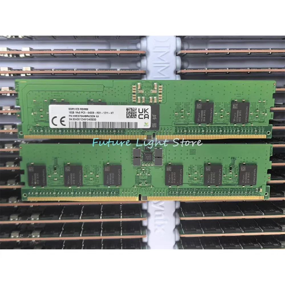 1 Uds. Para SK Hynix RAM 16GB 16G 1RX8 DDR5 PC5-6400B DDR5 6400 ECC RDIMM HMCG78AHBRA292N memoria de servidor - imagen 4