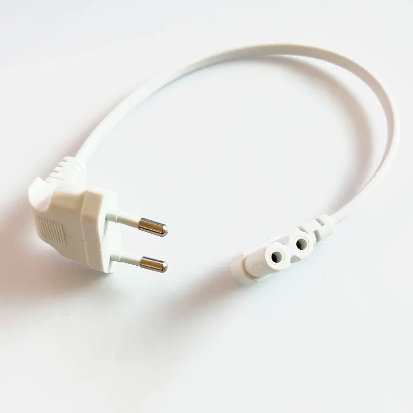 0,3/0,6 M 90 grados Schuko CEE7/16 Europa 2 pines macho a ángulo recto IEC 320 C7 Cable de alimentación - imagen 5