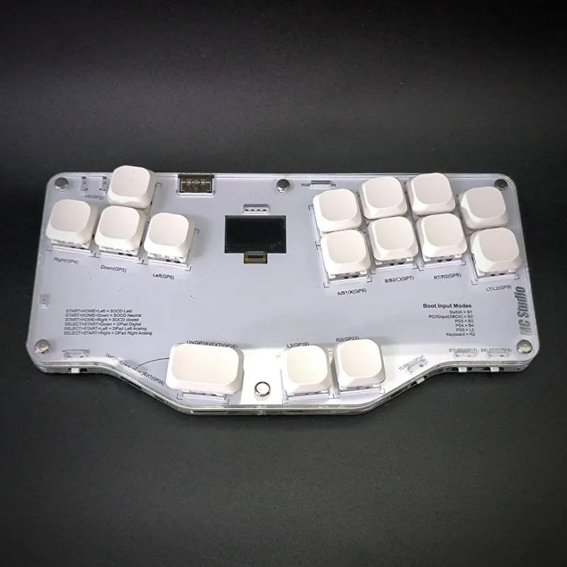 Mixbox-Teclado de una mano, perfil bajo, personalizado, con cable, RGB, intercambiable en caliente, ergonómico, Joystick, teclados para juegos, regalo - imagen 4