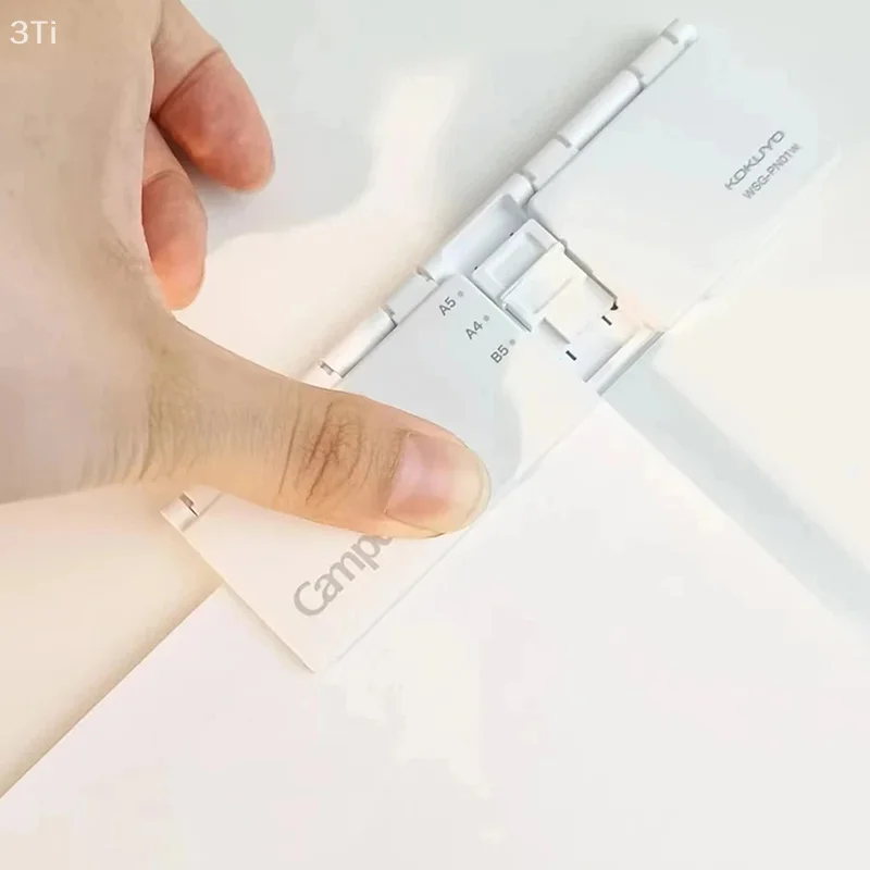 Perforadora de 8 agujeros, carpeta de anillas portátil Manual A5 B5 A4, herramienta perforadora de papel para cuaderno de hojas sueltas, suministros de oficina ligeros y prácticos - imagen 4