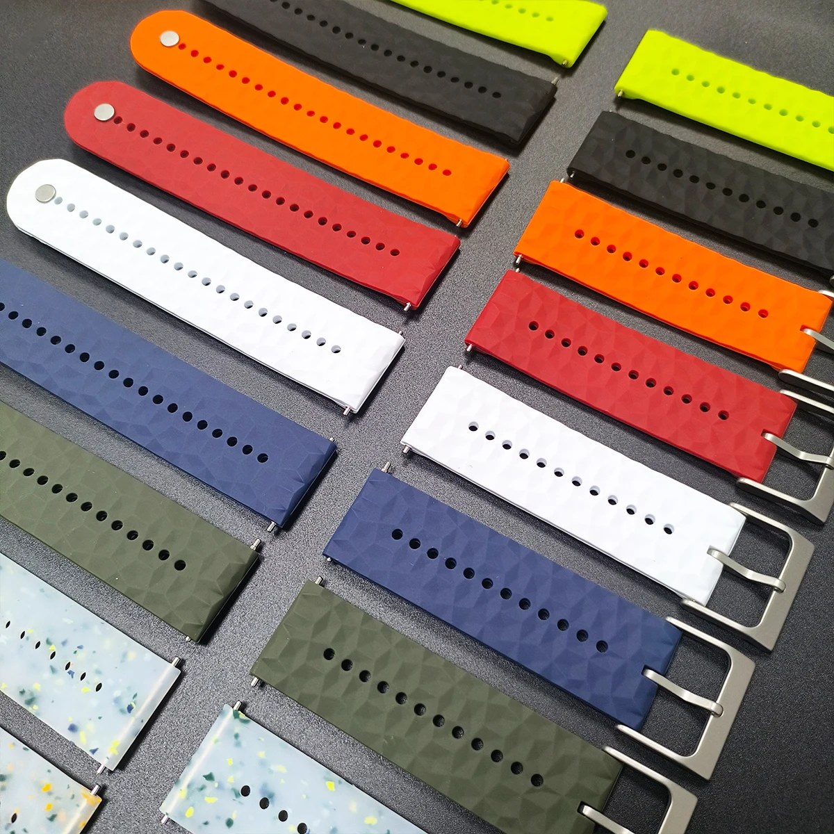 Correa de reloj resistente al agua de 24mm para Suunto 7 / 9/ D5 / Spartan Sport pulsera HR Baro correa de silicona para SUUNTO 9 BARO accesorios de reloj - imagen 3
