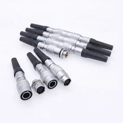 Mini conectores circulares YC8 8mm 2 3 4 5 6 conector de Sensor de 7 pines acoplamiento push pull autobloqueo 8mm