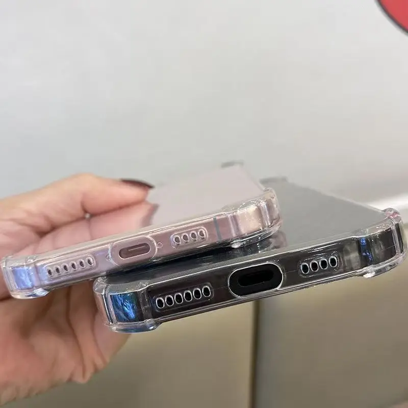 Funda transparente anticaída para iPhone 16 Pro Max 16 Plus, funda transparente a prueba de golpes - imagen 4