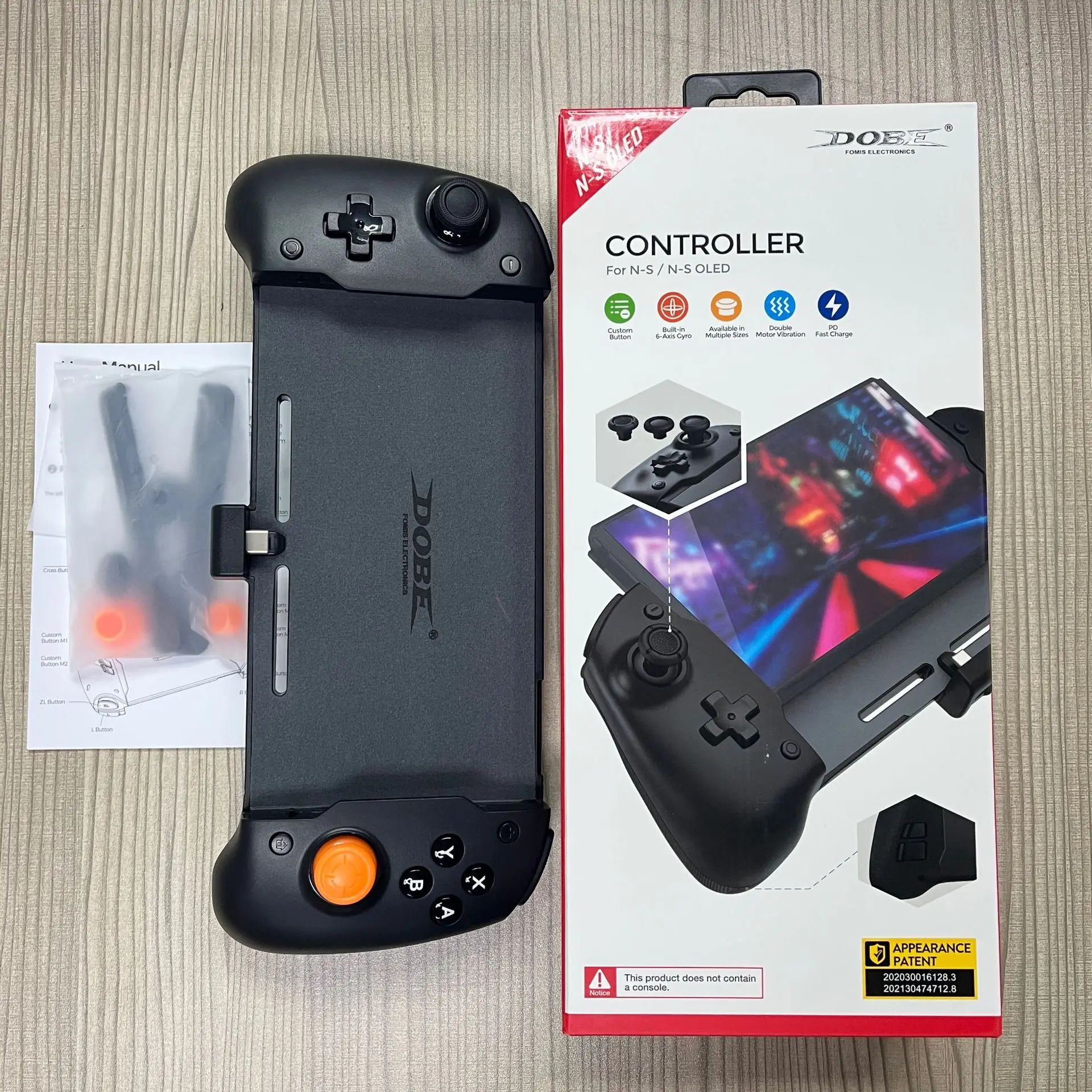 TNS-1125 para Nintendo Switch OLED Gamepad en línea mango enchufe doble vibración para Nintendo Switch consola controlador - imagen 5
