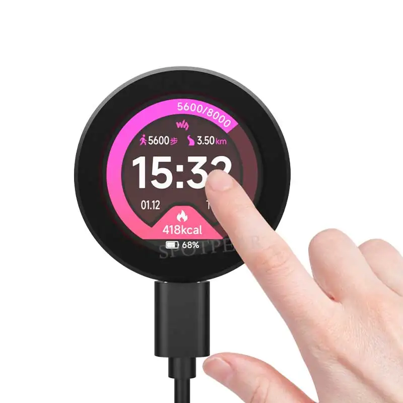 Raspberry Pi Pico 2 RP2350 Placa de desarrollo LCD redonda de 1,28 pulgadas Pantalla de visualización 240x240 QMI8658 de 6 ejes - imagen 3