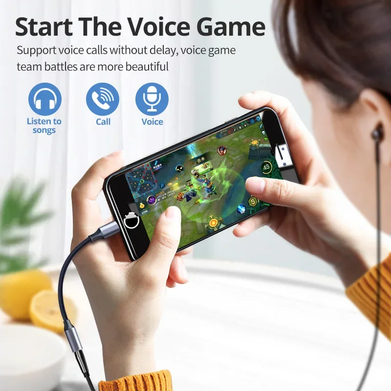 Adaptador de auriculares USB tipo C a Jack 3,5, convertidor de Cable de Audio de 3 y 5mm para IPhone 15, 15 Pro MAX, Samsung Galaxy, Huawei y Xiaomi, USB-C - imagen 4