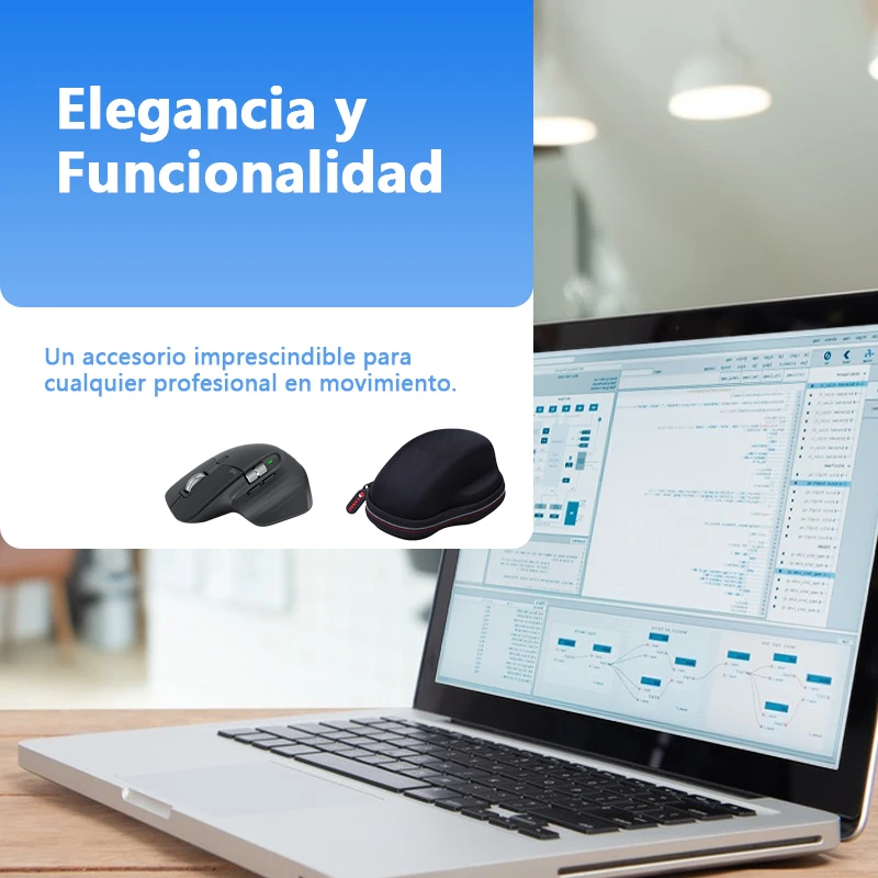 XANAD-funda rígida de EVA para ratón inalámbrico Logitech MX Master 3/Master 3S/Master 2S, bolsa de almacenamiento protectora de viaje - imagen 3