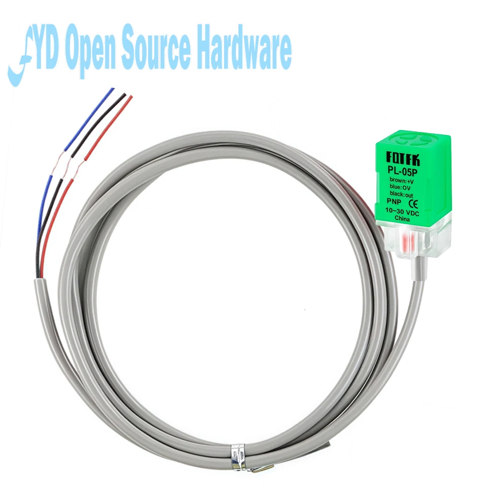 Interruptor de proximidad de alta calidad, Sensor de PL-05N CC, 3 cables, normalmente abierto, limitador de PL-05P, Sensor cuadrado - imagen 4