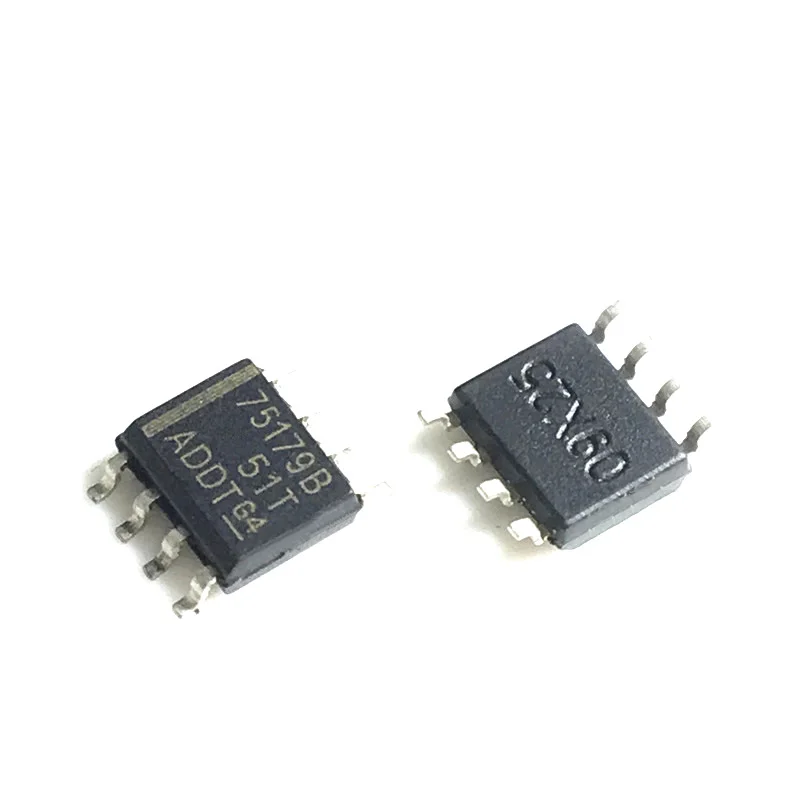 Chip transceptor SMD SOP-8, 5 piezas, 75179B, SN75179BDR, SN75179B