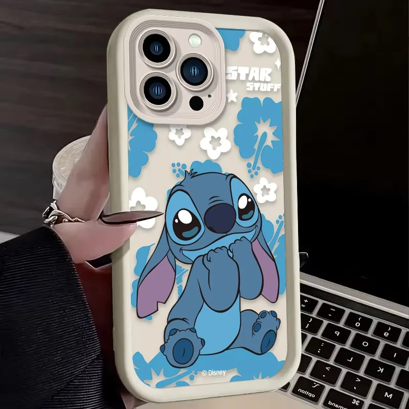 Funda de teléfono de punto de dibujos animados de Disney para Samsung Galaxy A55 A54 A35 A15 S25 Ultra S24 S23 S22 S21 Plus S20 FE, funda trasera a prueba de golpes - imagen 5