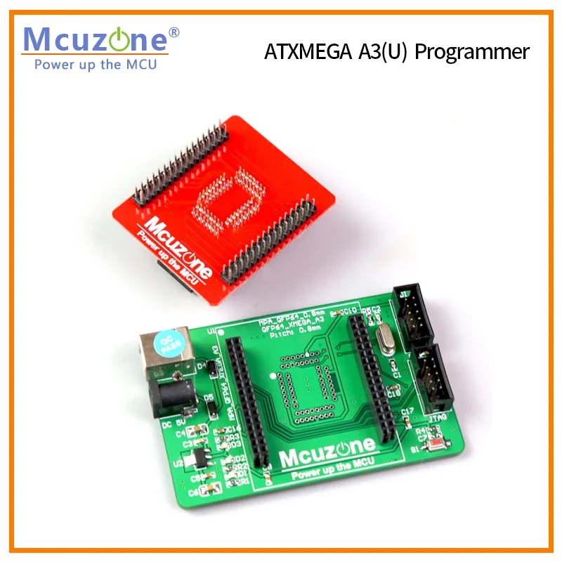 USB AVR ATXMEGA64A3 ATXMEGA64A3U ATXMEGA256A3U ATXMEGA256A3 ATXMEGA128A3 ATXMEGA128A3U adaptador programador PDI JTAG - imagen 4