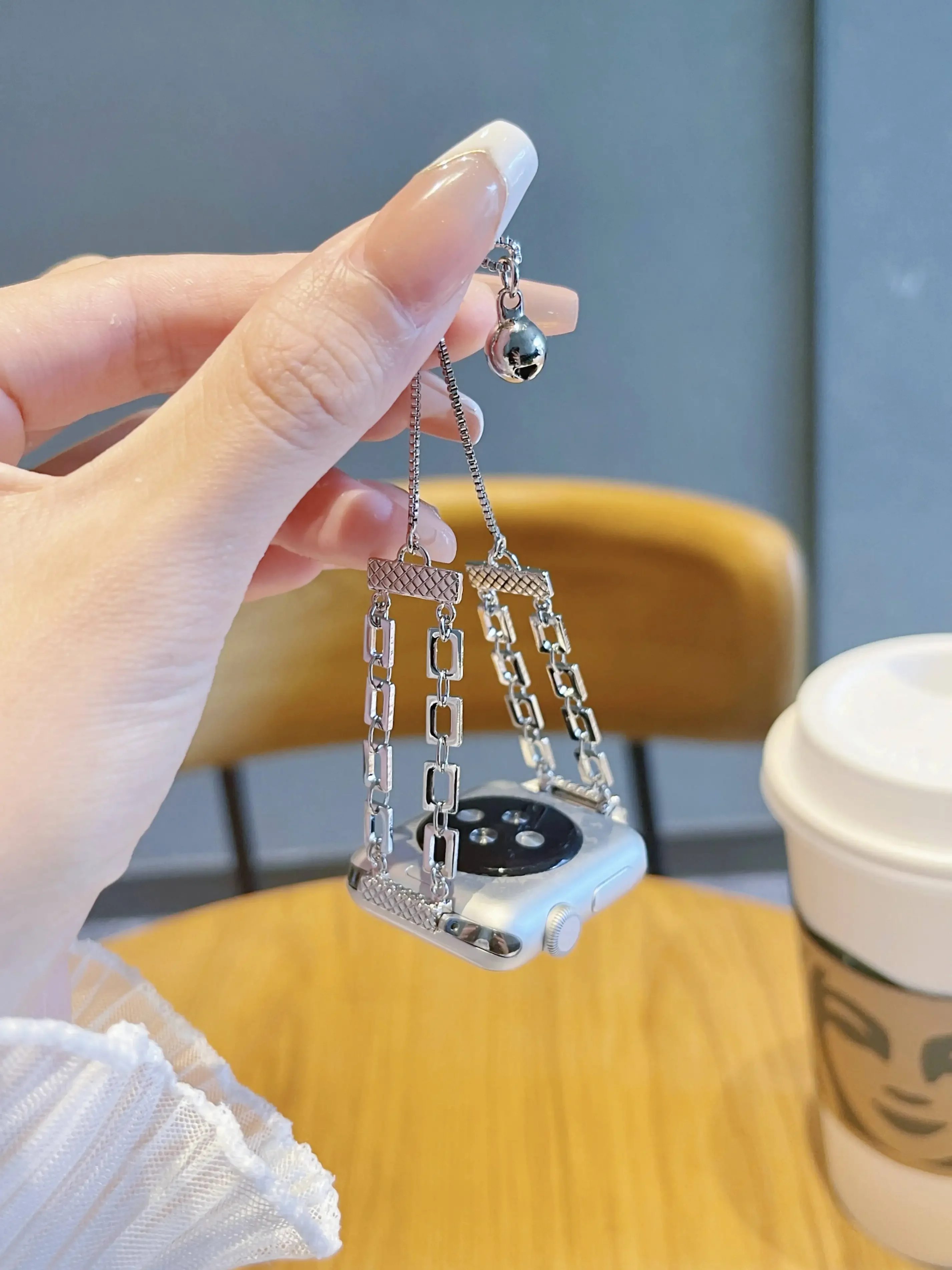 Correa de reloj de bloque para AppleWatch Ultra 2 Se 9/8/7/6 42/44/45/49mm 38/40/41mm HUAWEI Watch GT2/3/4, 1 unidad - imagen 3