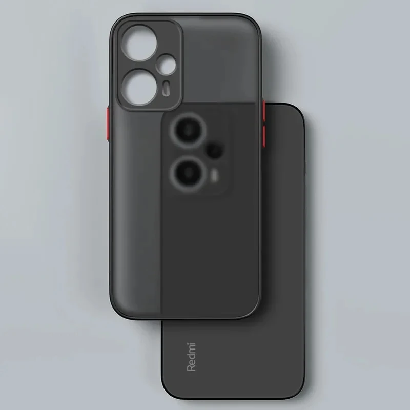 Nueva funda rígida híbrida para Xiaomi Redmi Note 12 Turbo funda Poco F5 funda blanda de silicona mate Coque - imagen 5