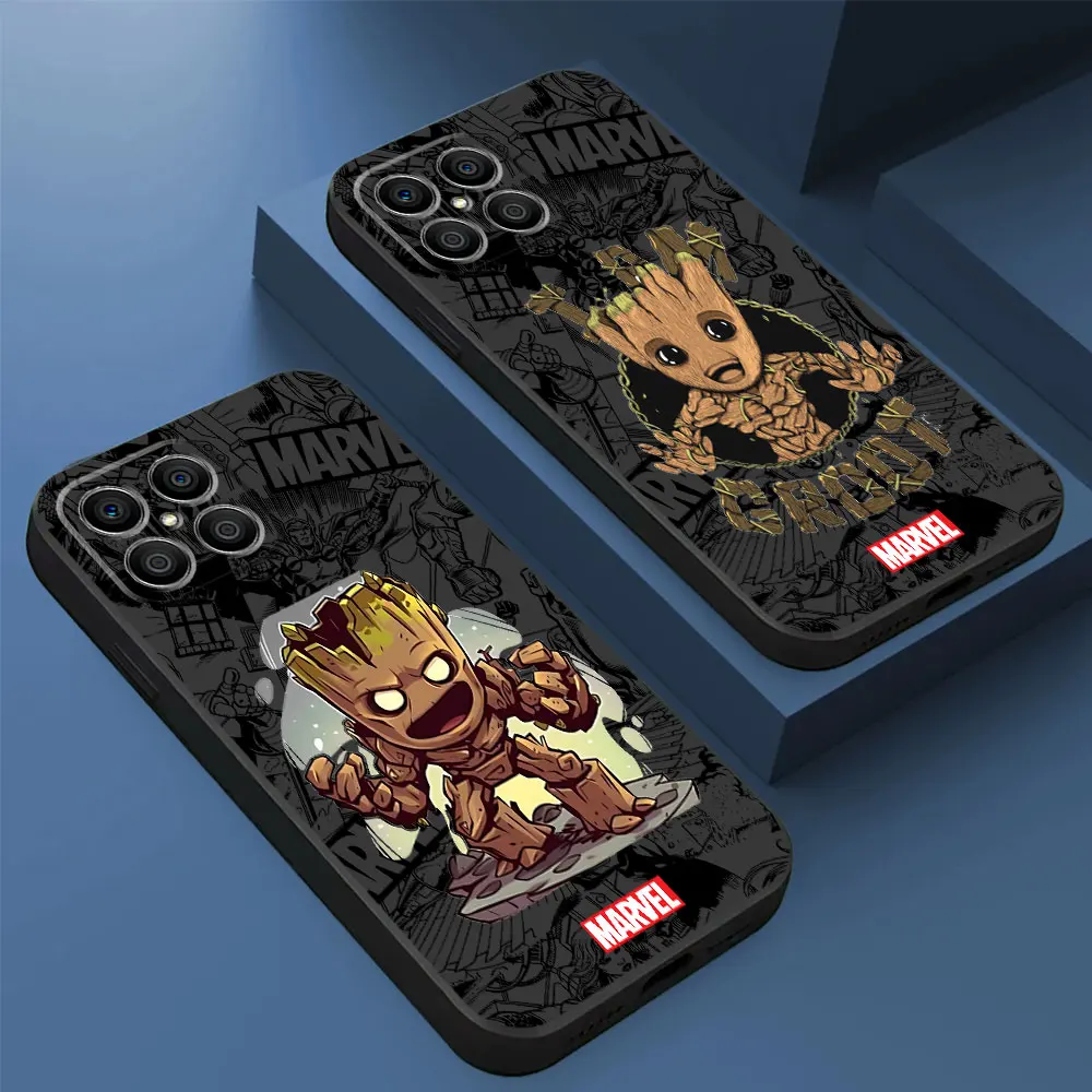 Funda de silicona para Honor Magic4 Magic5 Pro 70 90 Lite X7 X6 4G 20 X8a 4G X9a 5G 8X X8 X6a 4G 70 bolsa Marvel Groot Baby - imagen 5