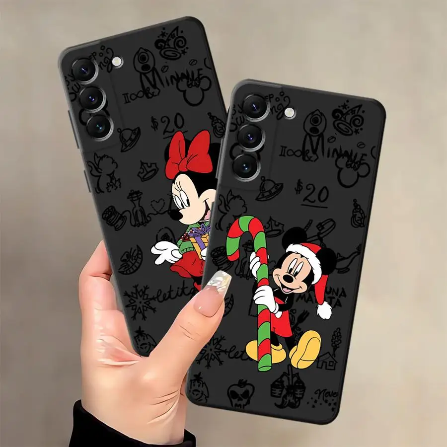 Funda para Honor Magic5Lite 70 8X X6 X8 90 X7 X5b X9a 200 400 Lite funda negra suave para teléfono Mickey Minnie Navidad - imagen 5