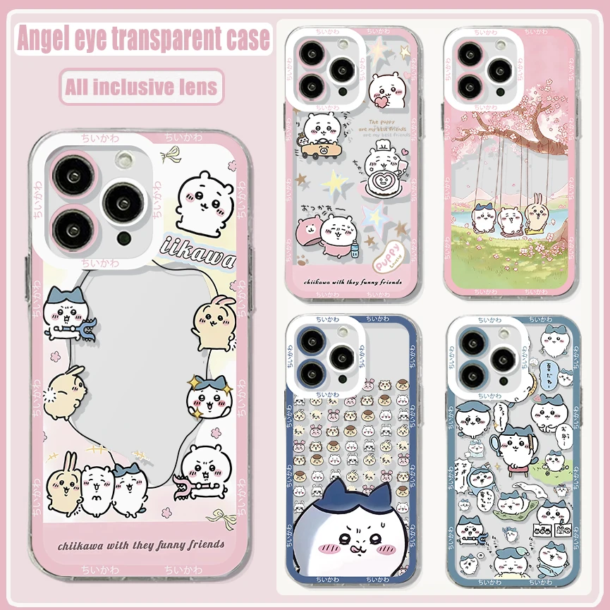 Bonita funda transparente h-hachiwares u-usagis para Xiaomi Redmi Note 13, 12, 12C, 11, 10, 10C, 13C, 10s, 9s, 9C, 8 Pro Max, 4G, 5G