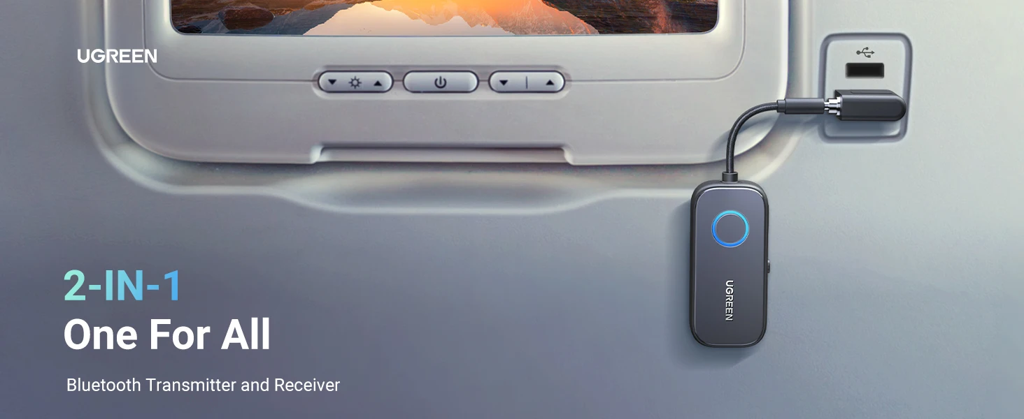 Un control remoto con un botón azul que dice verlo