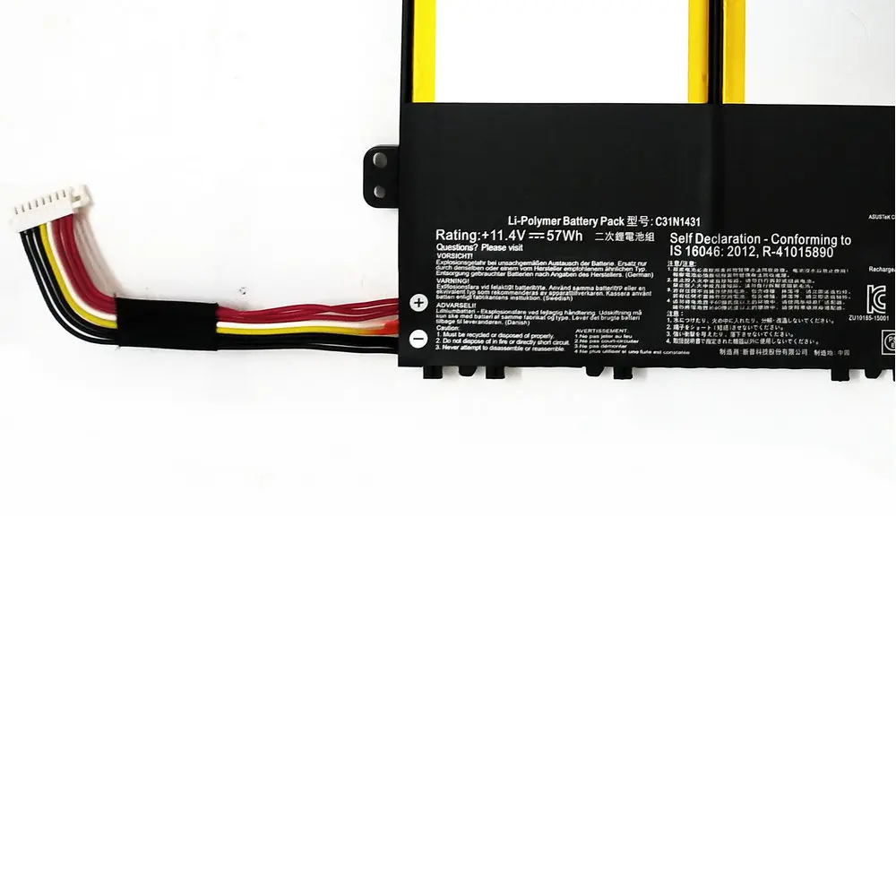 Batería de ordenador portátil para Asus, 11,4 V, 57WH, C31N1431, EeeBook, R416SA, L403SA, E403SA-WX0002H, FA087T, VivoBook, L403NA, R416NA, nueva - imagen 2