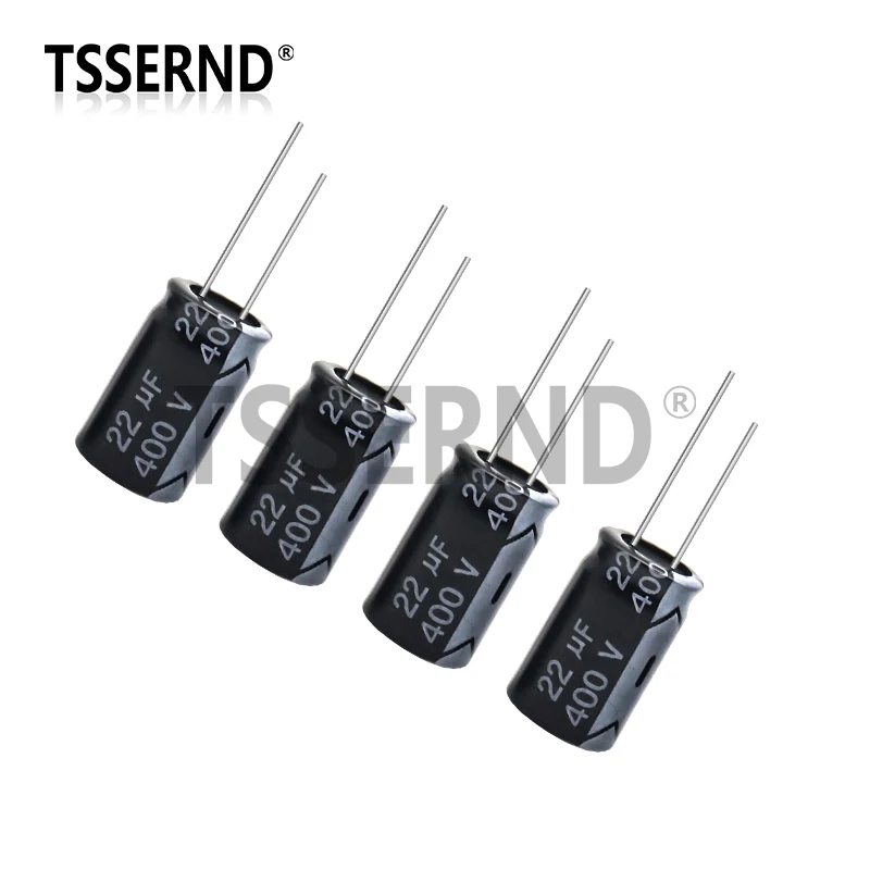 5 uds 400V condensador electrolítico de aluminio 1UF 2,2UF 3,3UF 4,7UF 6,8UF 10UF 15UF 22UF 33UF 47UF 68UF 82UF 100UF 120UF 150UF - imagen 4