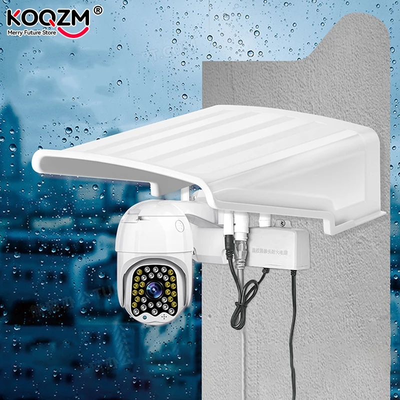 Parasol impermeable para cámara de seguridad, tapa protectora para pared, cubierta superior para jardín y patio