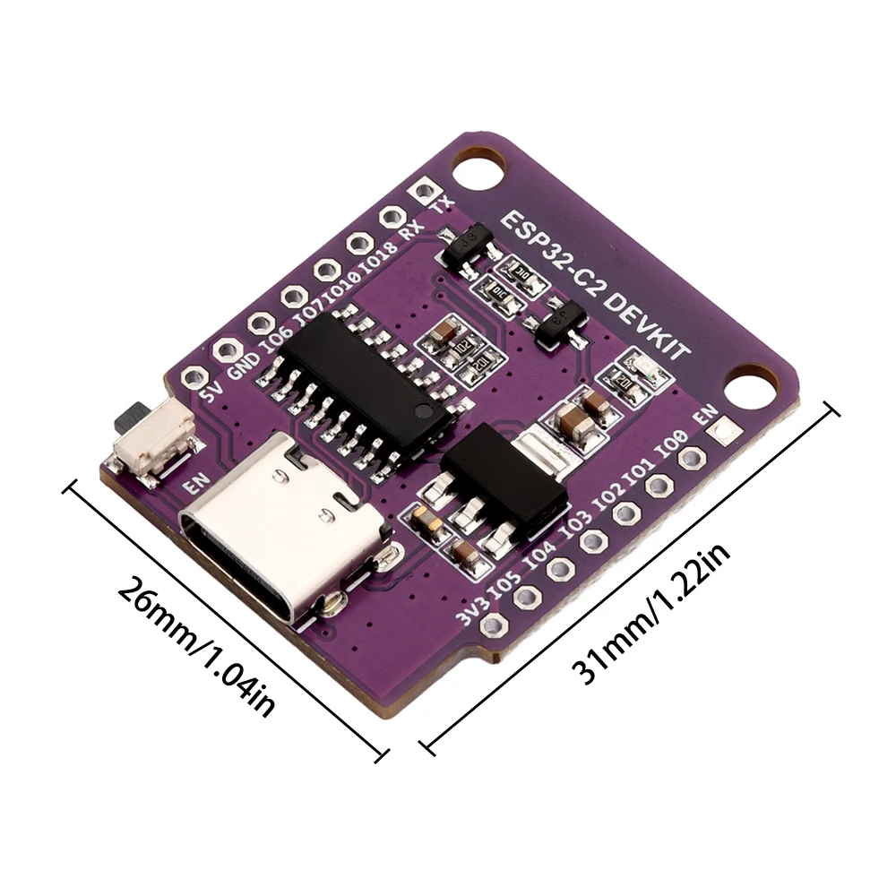 Módulo de placa de desarrollo para Arduino, Mini ESP8684, ESP32, ESP32-C2, ESPC2-12, DevKit Serial, WIFI + Bluetooth, ESP8684 - imagen 4