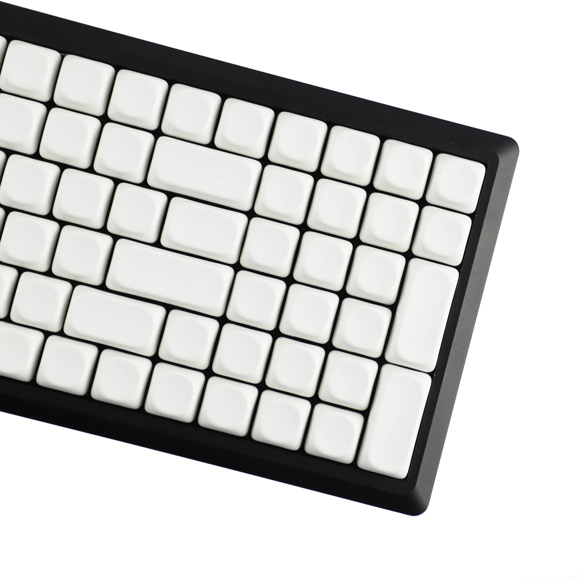 YMDK 129 teclas MOA perfil minimalismo blanco transparente PBT Dye Sub teclas para teclado mecánico MX 61/68/84/87/100/104/108 - imagen 2