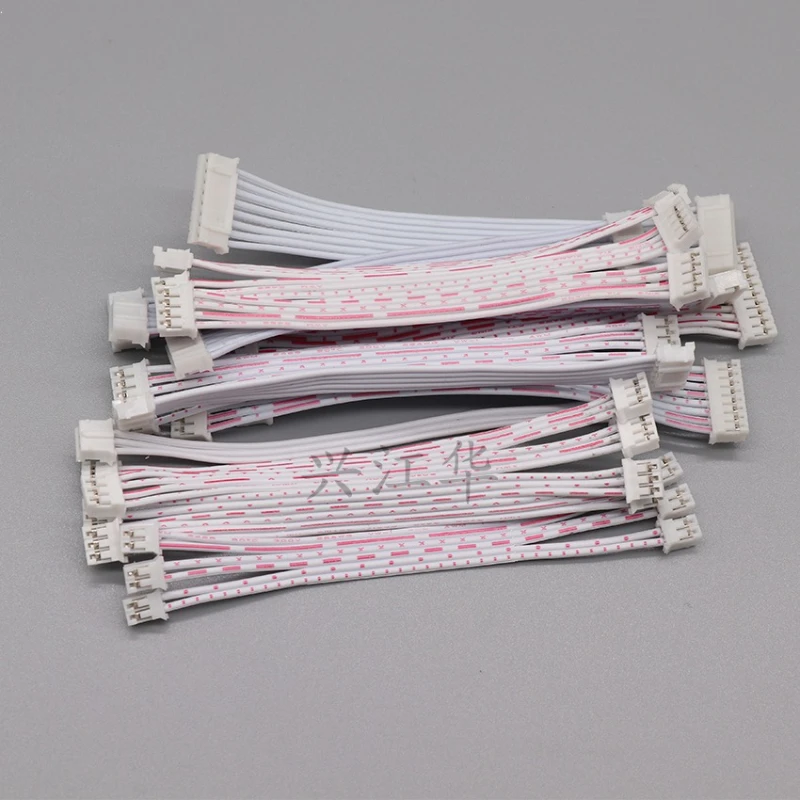 10 Uds PH2.0 Cable rojo blanco conector hembra Cable Terminal 10cm 20cm 30cm JST 2,0 2p 3p 4p 5p 6p 7p 8p cabezal simple/doble 26AWG - imagen 5