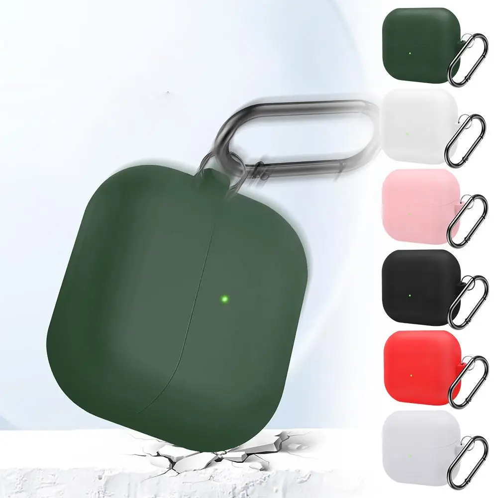 Funda de silicona para SAMSUNG Galaxy Buds 3 AI, auriculares inalámbricos con Bluetooth, funda protectora con mosquetón - imagen 2