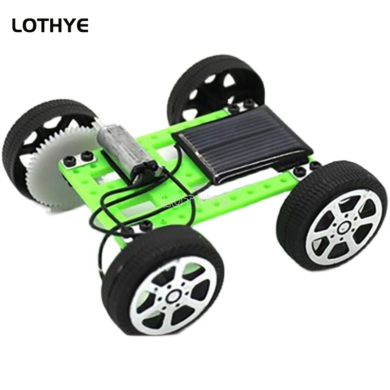 Mini coche de juguete Solar DIY, Kit de coche accionado, aparatos educativos para niños, Hobby divertido, juguete para niños, Kit de coche Robot de regalo - imagen 5