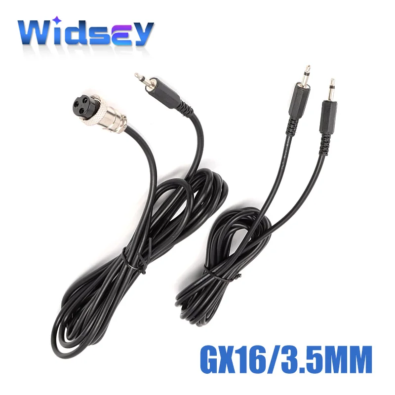 Máquina dispensadora de GX16 a 3,5mm, línea de interruptor Manual gx16, conector de enchufe de aviación hembra de 3 pines, Cables de 3,5 MM macho a macho de 1,5 M y 3M
