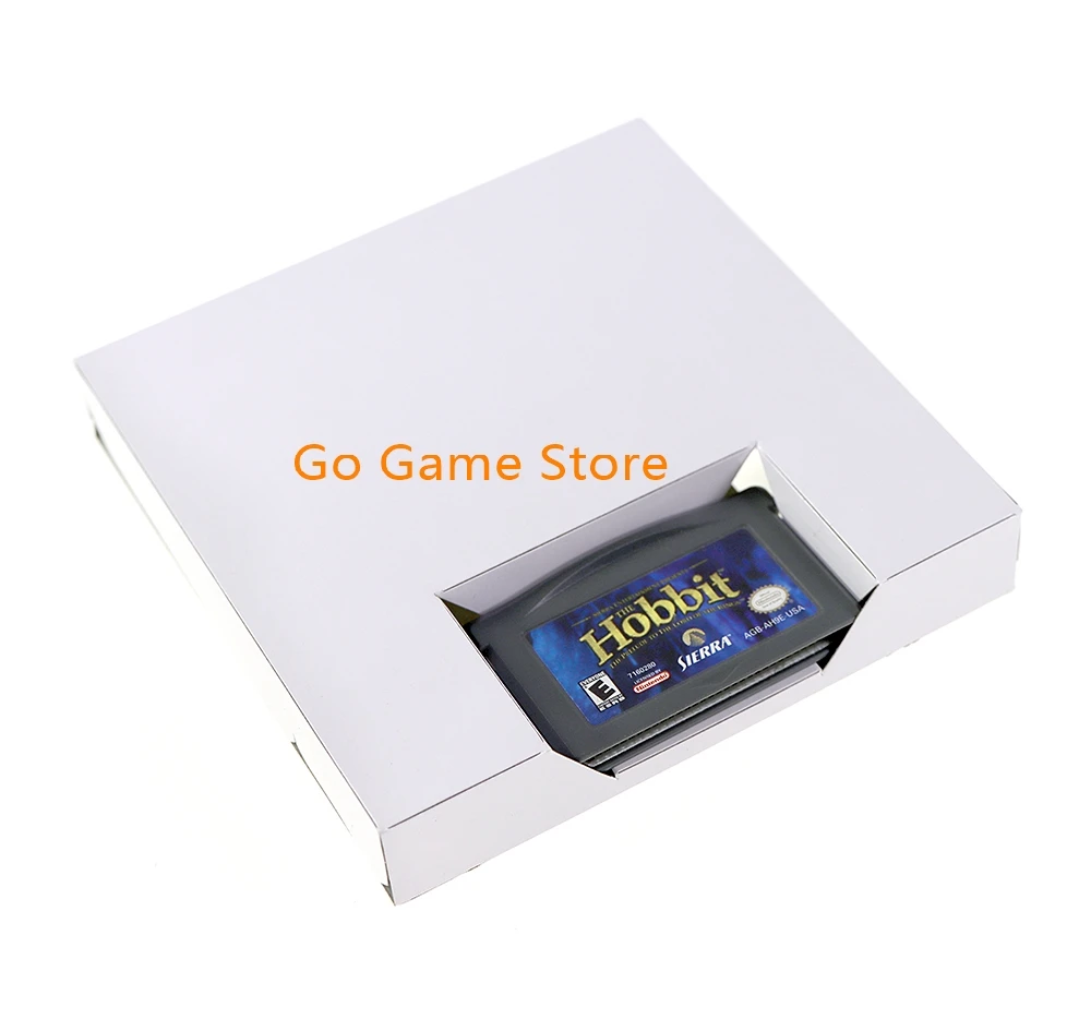 1 reemplazo de cartón con incrustaciones internas, bandeja de caja de juego de inserción de cartón para cartucho de juego GBA, versión estadounidense - imagen 2
