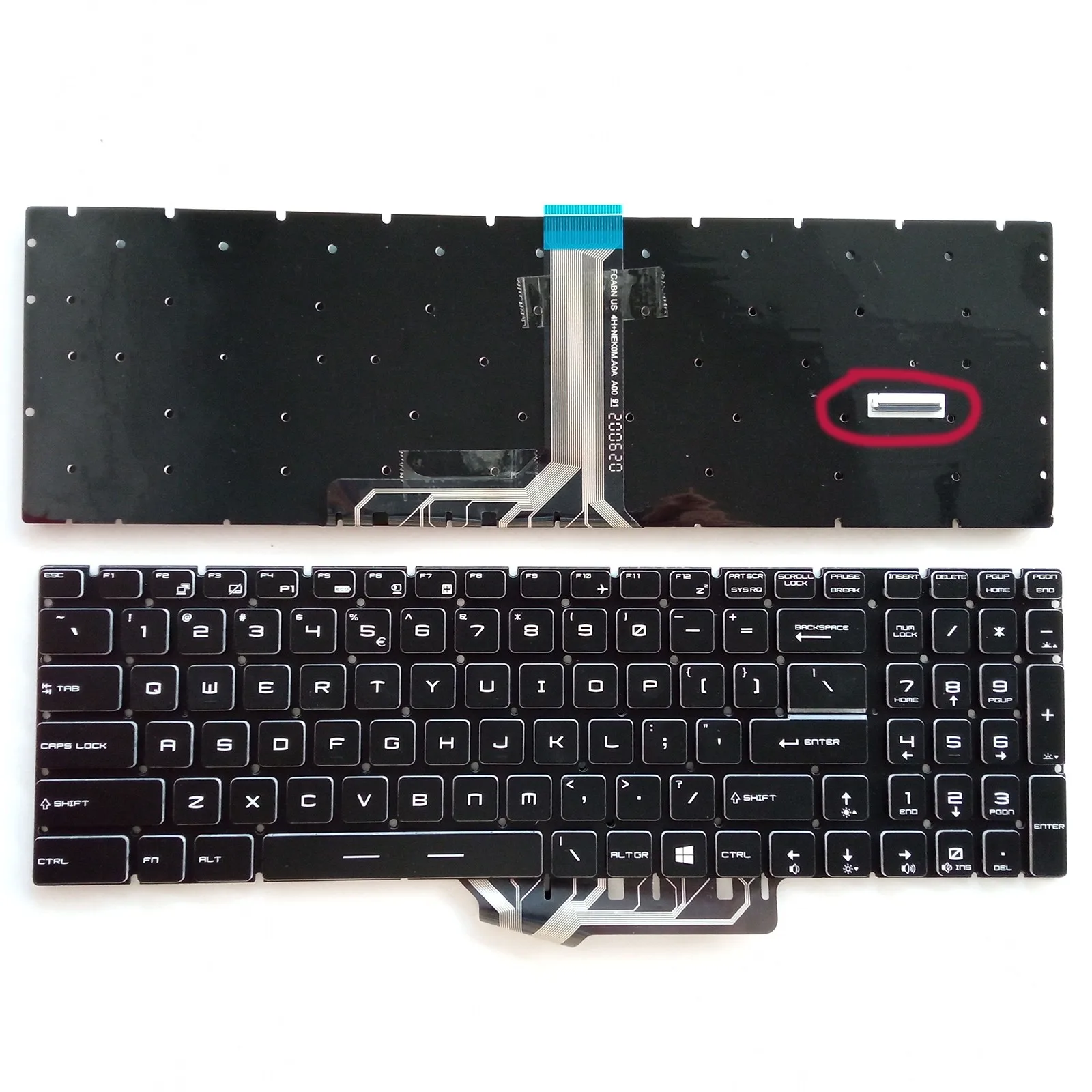 US RU SP para MS-16J2 MS-16J3 MS-16J4 MS-16J5 MS-16J6 MS-16J9 MS-16JB MS-16H3 MS-16H5 MS-16H4 MS-16H6 MS-16H7 MS-16H8 Keyb para ordenador portátil