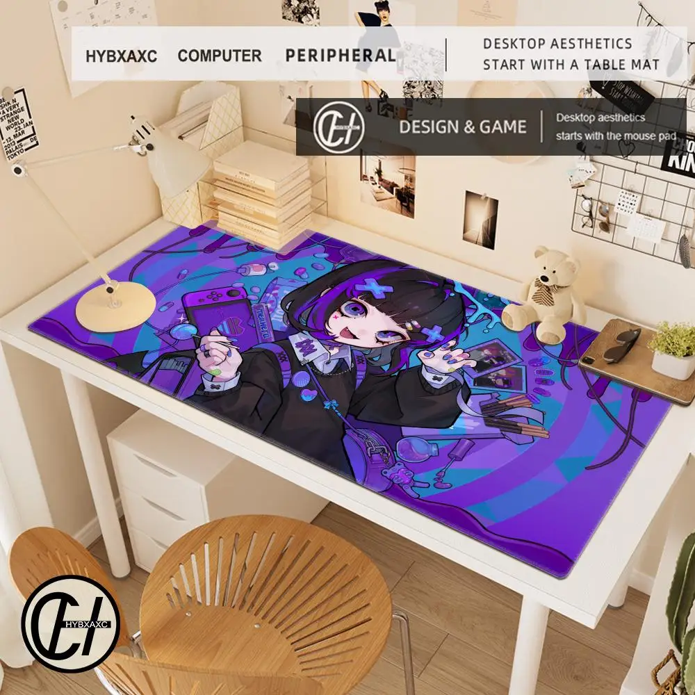 Nueva alfombrilla de ratón de gran tamaño 90x40, chicas sexys de Anime hechas de Material suave, adecuada tanto para uso en la oficina como en el hogar, cómoda de usar - imagen 3