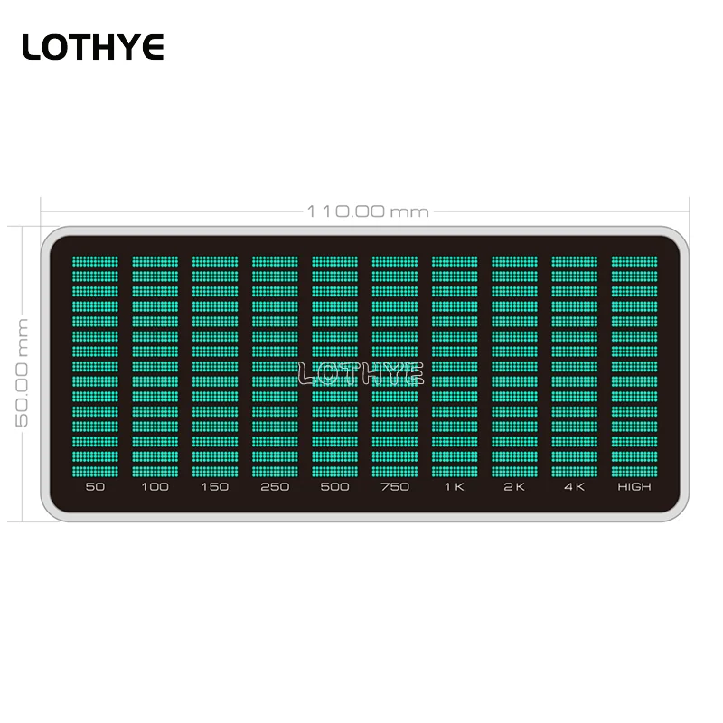 Multimode LED Audio Music Spectrum White Green Display TYPE-C Voice Activated Rhythmic Atmosphere Light Level Indicator VU Meter - imagen 5