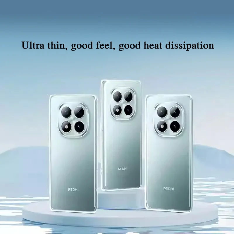 Funda de teléfono suave de TPU de alta calidad para Redmi Note 15 Pro Plus Pro + 5G Funda transparente protección de cámara contraportada transparente - imagen 2