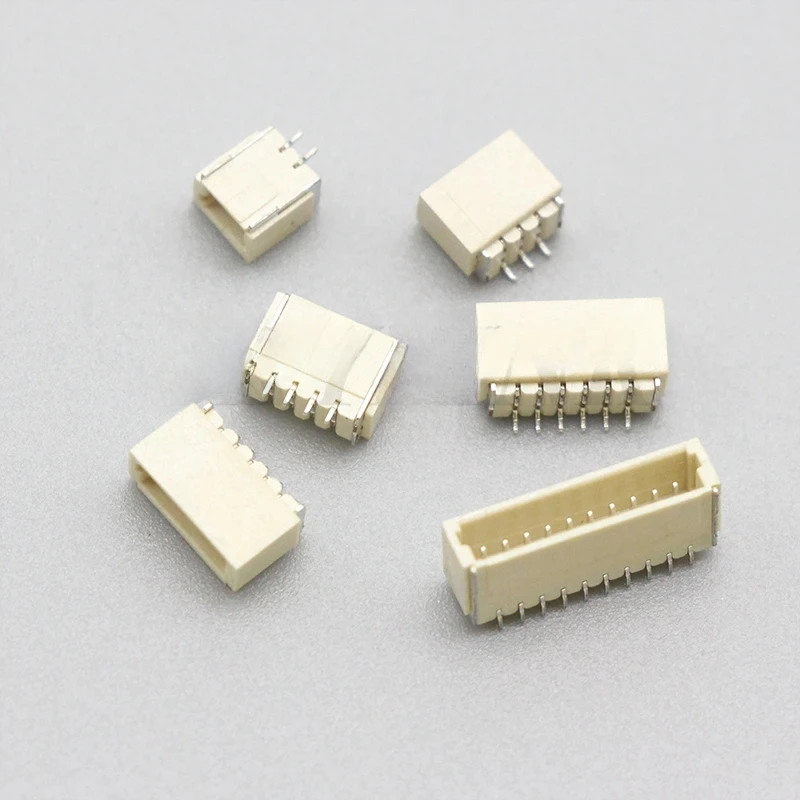 10 juegos de conector JST SH1.0, paso de 1,0mm, enchufe Horizontal SMT + carcasa + terminales 2P 3P 4P 5P 6P 7P 8P 9P 10P 11P 12P - imagen 5