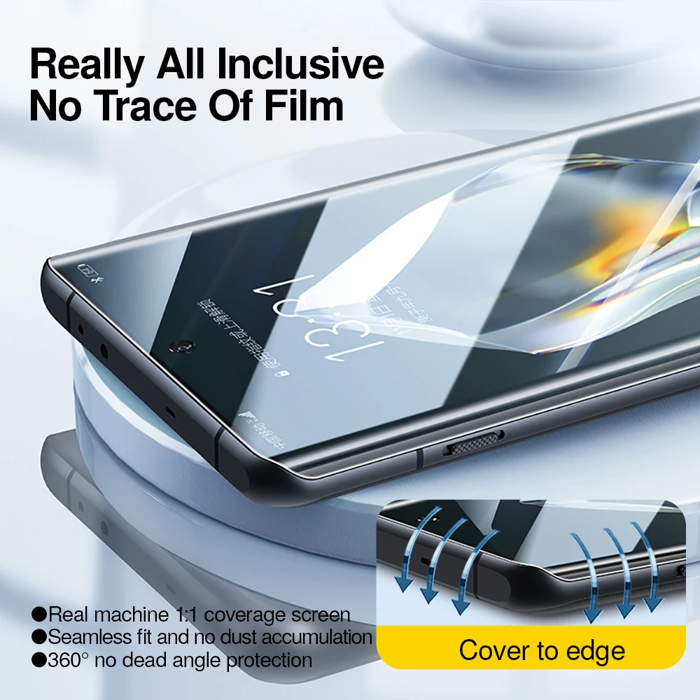 SmartDevil Screen Protector for OnePlus Ace5 Ace3 Soft Film Curved Full Screen Cover Microcrystalline Film for OnePlus 13 12 - imagen 3